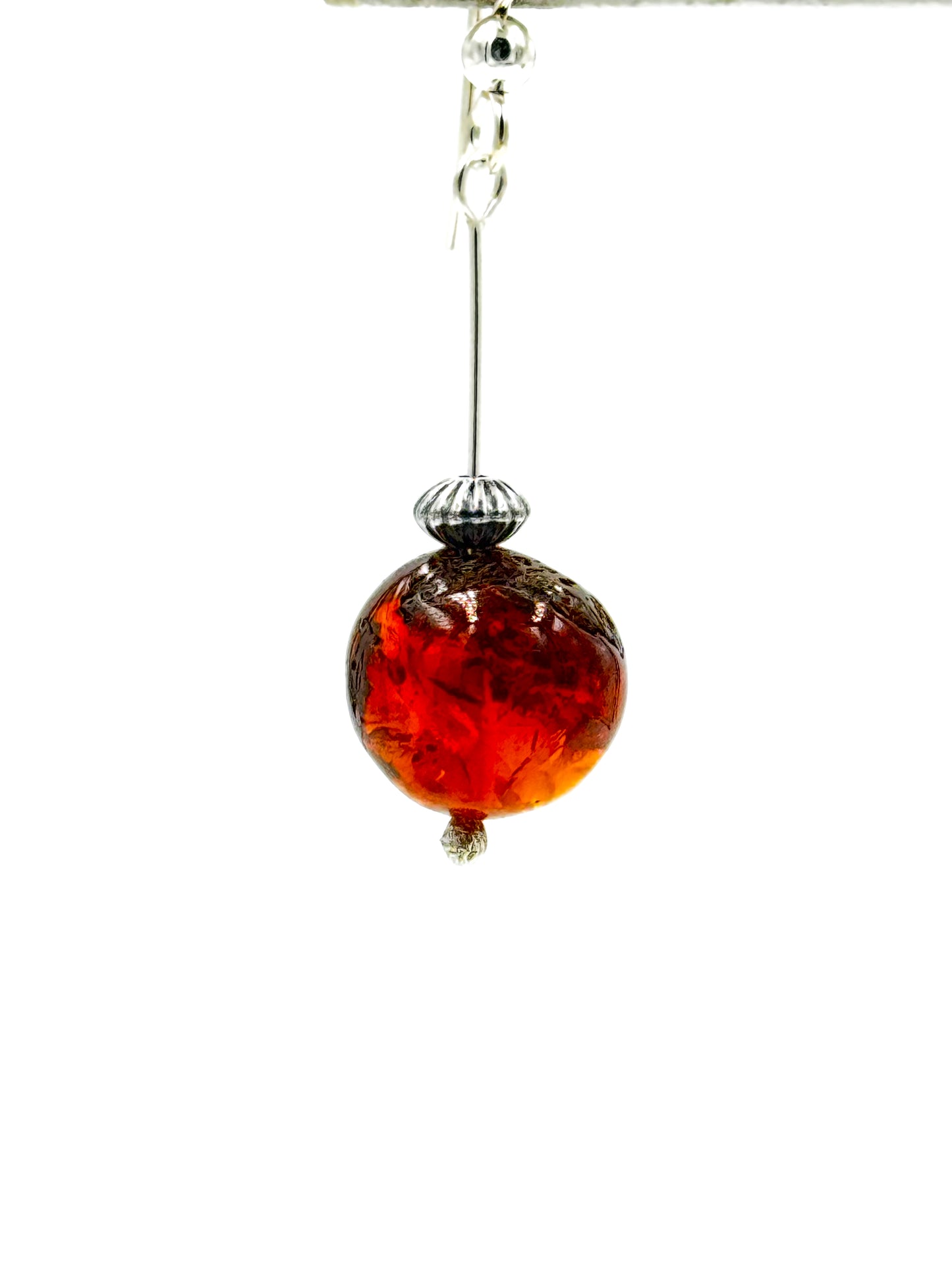 Amber earrings