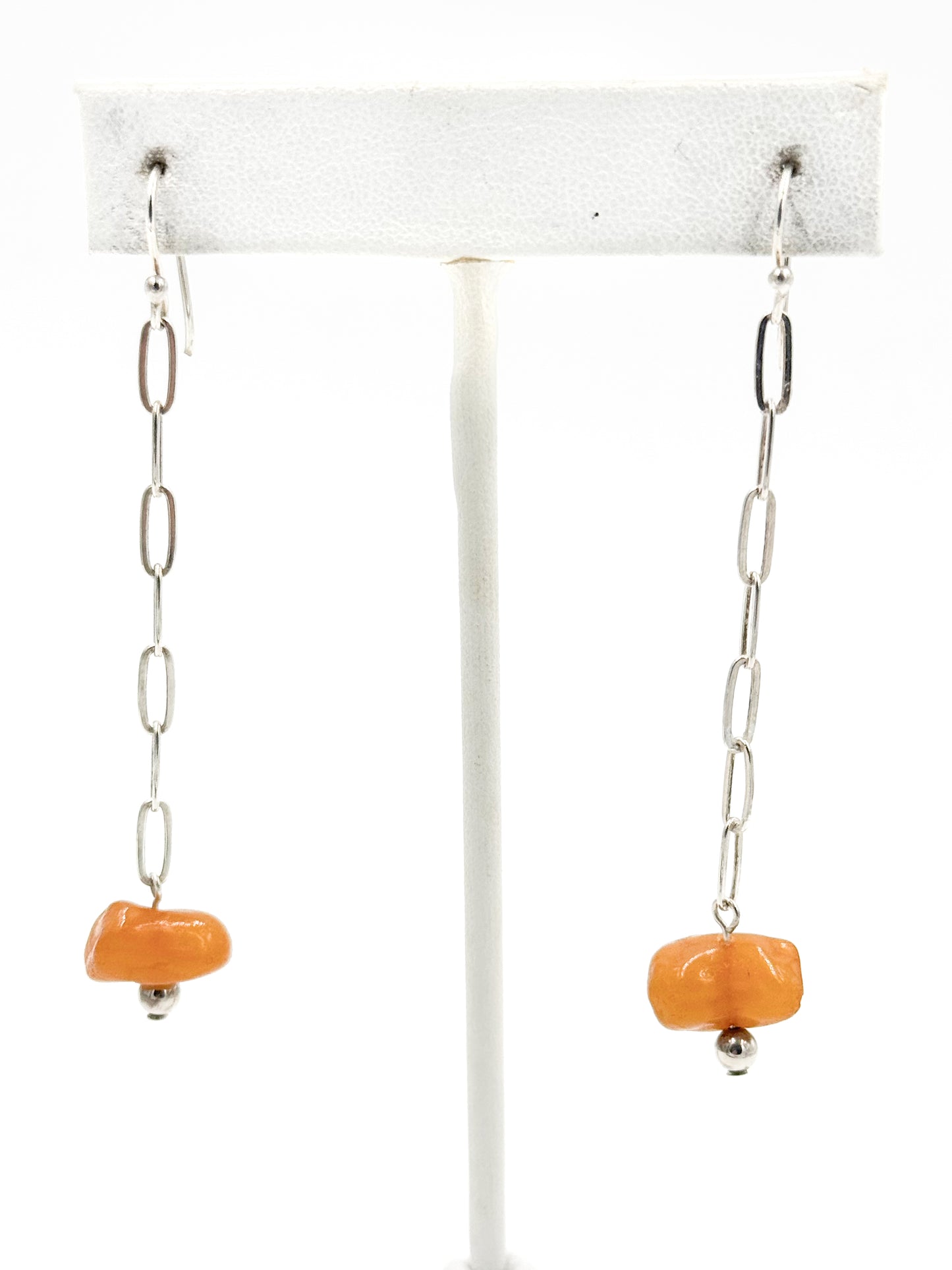 Amber earrings